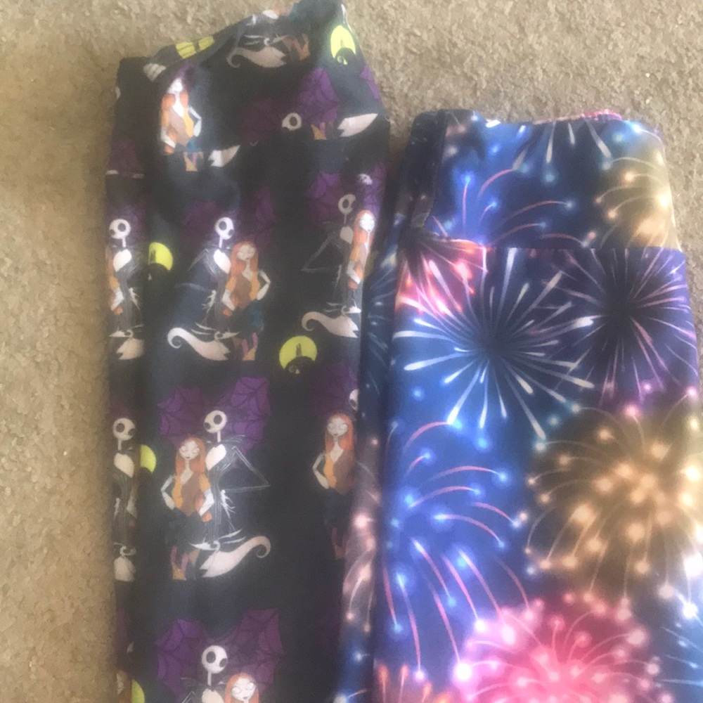 Girls Full Length Leggings, Size 10/12 (L/XL)